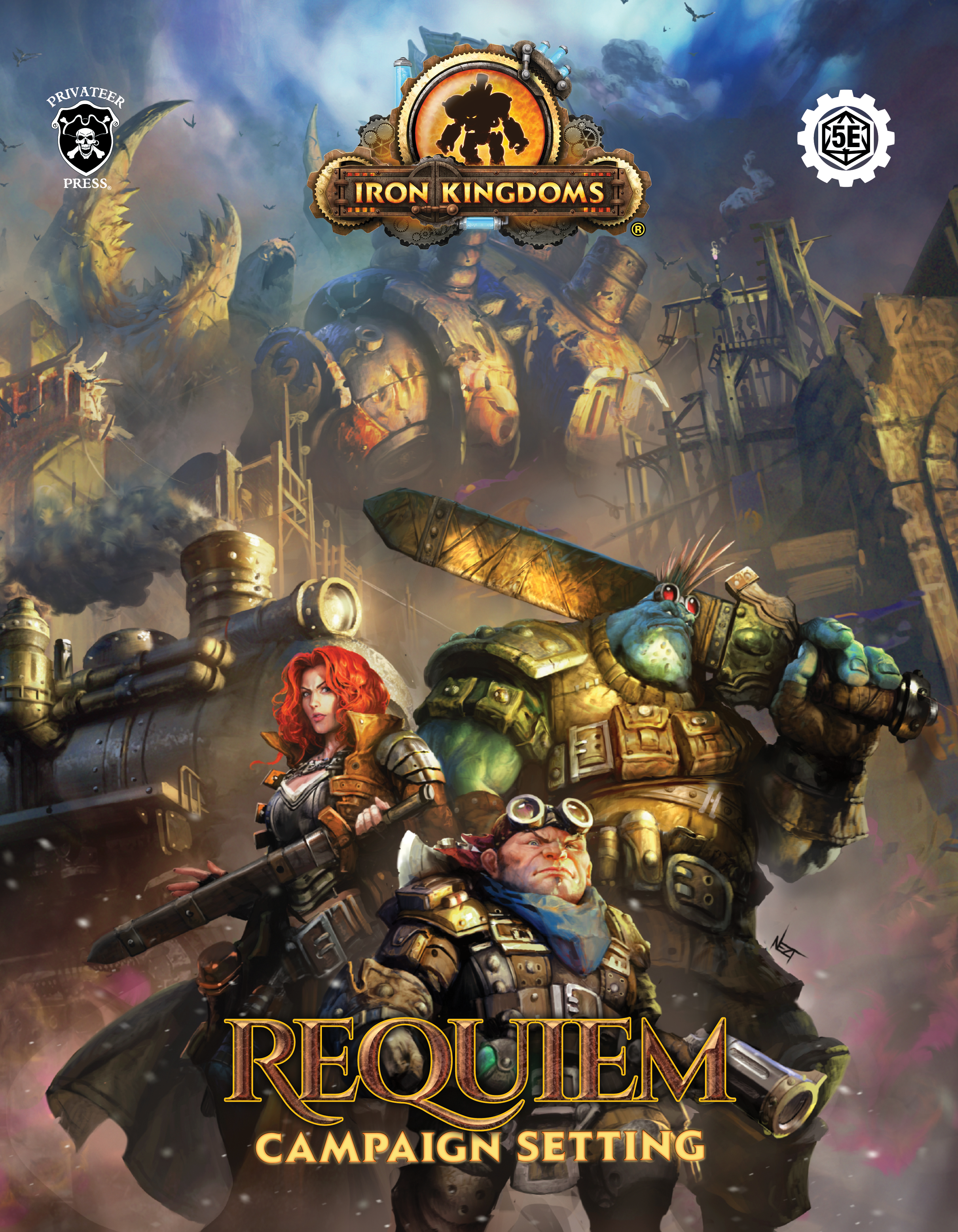 D&D 5E - Iron Kingdoms Requiem for D&D - Kickstarter 26th January