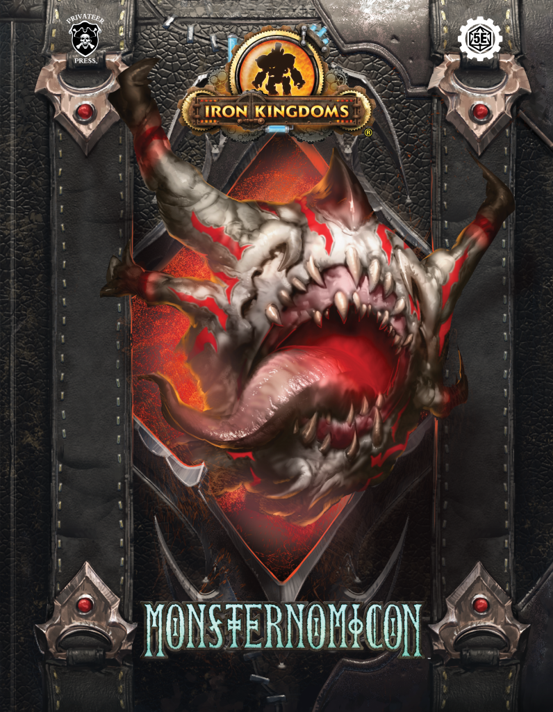 Monsternomicon Cover - Iron Kingdoms RPG