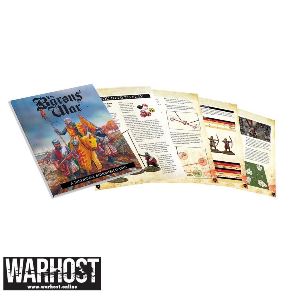 The Barons War Rulebook Spread - Footsore Miniatures & Games