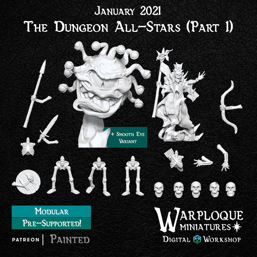 The Dungeon All-Stars Bitz - Warploque Miniatures