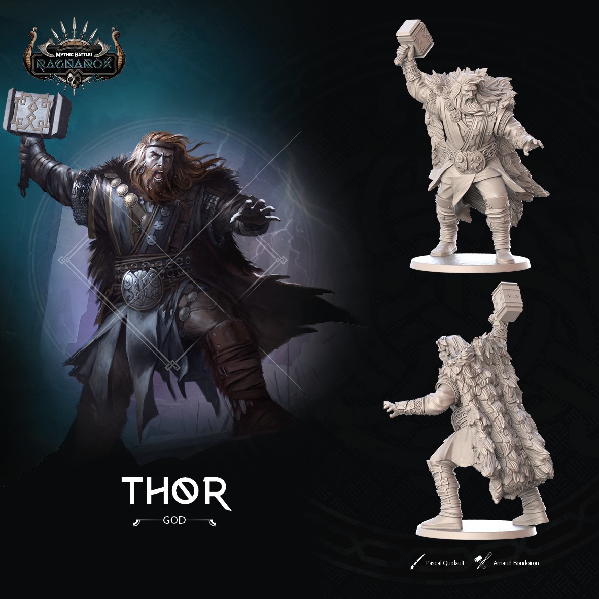 Thor God of War Ragnarök God of War Ragnarok Art Board Print for