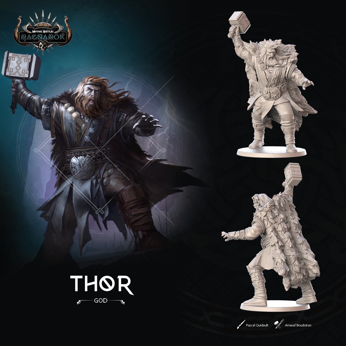 Action Figure Stl God Of War Ragnarok Thor