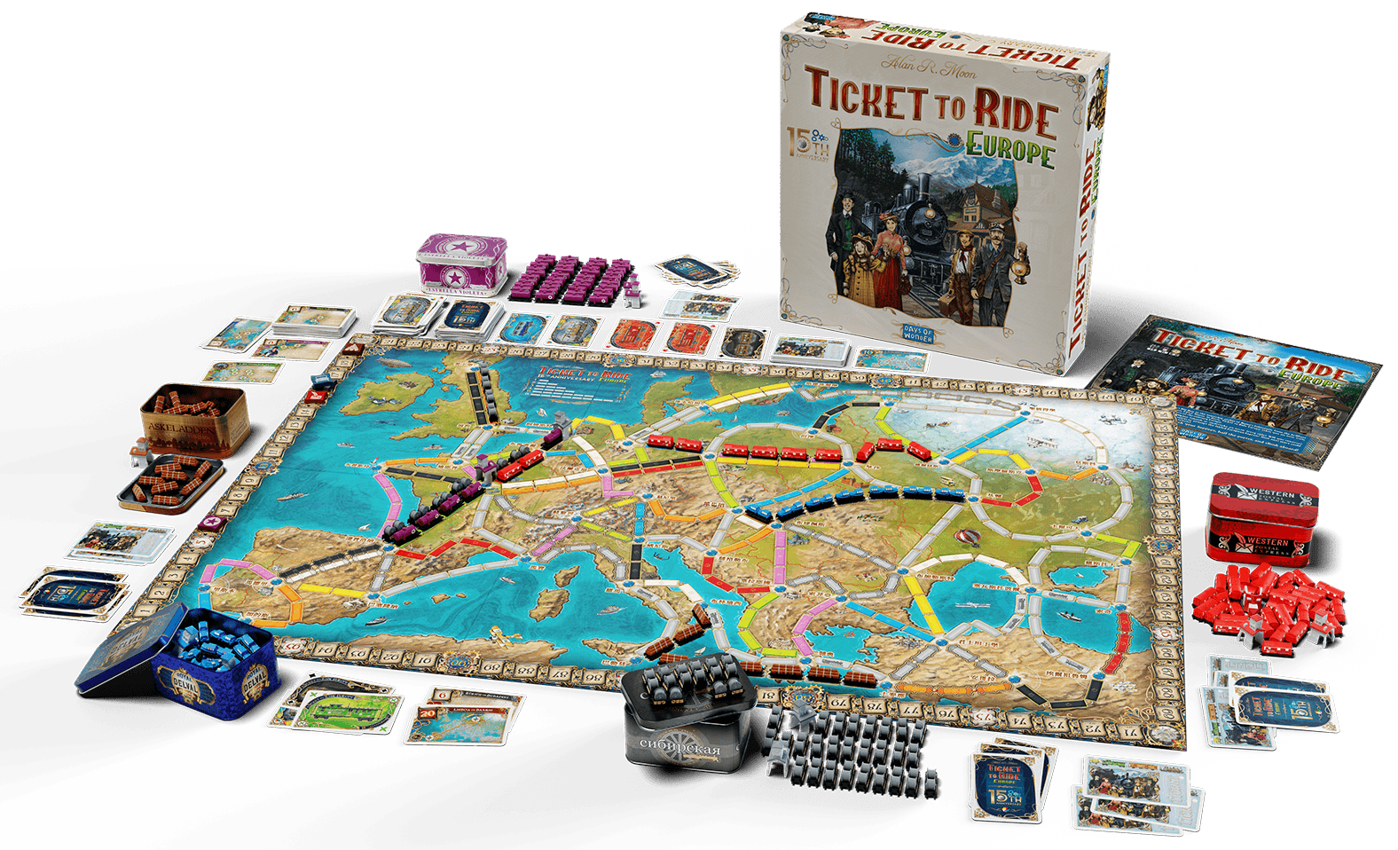 New Ticket To Ride Europe Anniversary Edition Announced! OnTableTop