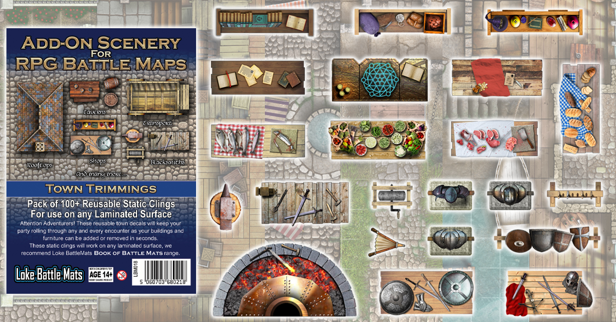 Review of Towns & Taverns: Books of Battle Mats - RPGnet RPG Game Index
