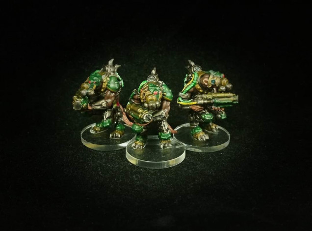 Trappers painted by Paul