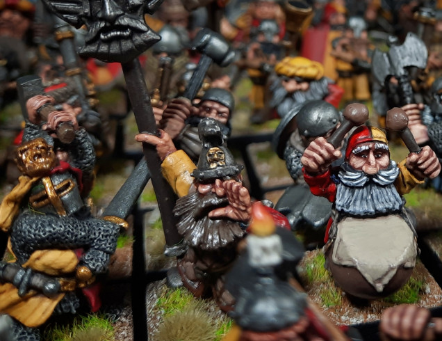 Last six done... Imperial Dwarf Army complete!