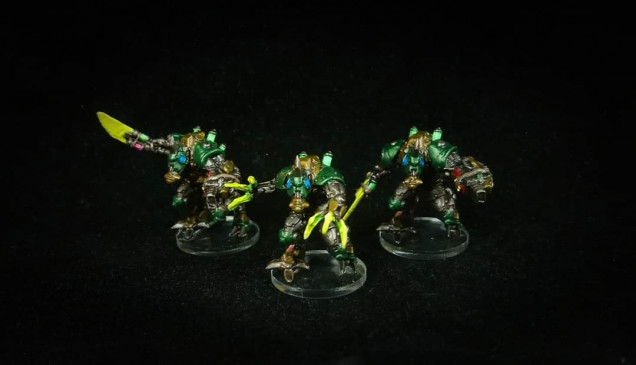 Fuzers and Shocker painted by Paul