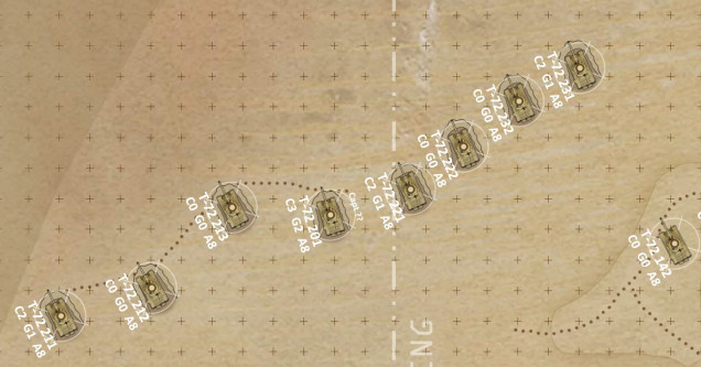 The initial eight T-72M1s 