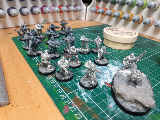 Starting on some Catachan plastic and metals