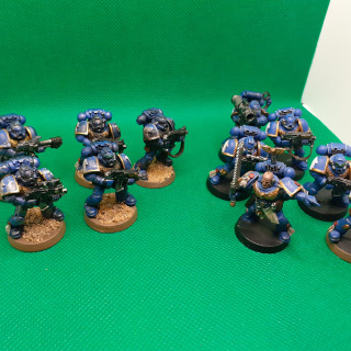 Here comes the infantry of our second-hand master, The space marines