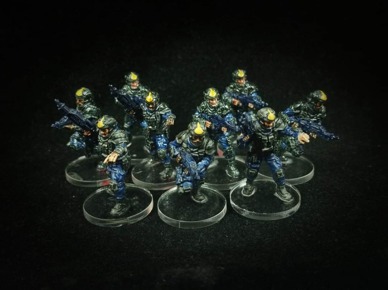 Marines painted by Ian