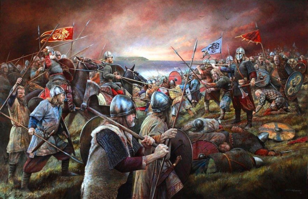Борьба против славян. Викинги и англосаксы.