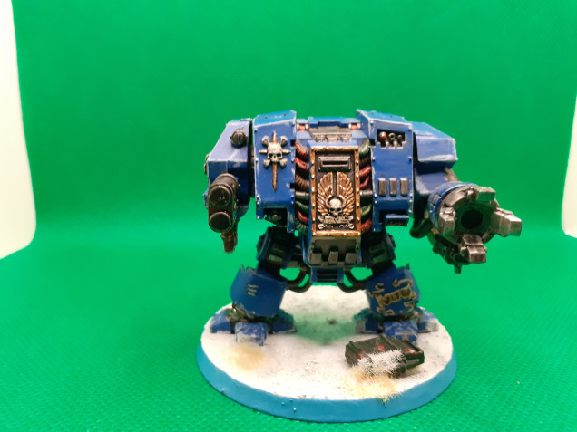 This Dreadnought finally got finished and just from viewing it, I must say, I want more of this canned Humans, to fight against my Greater Good.