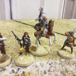 Indian/native American warband