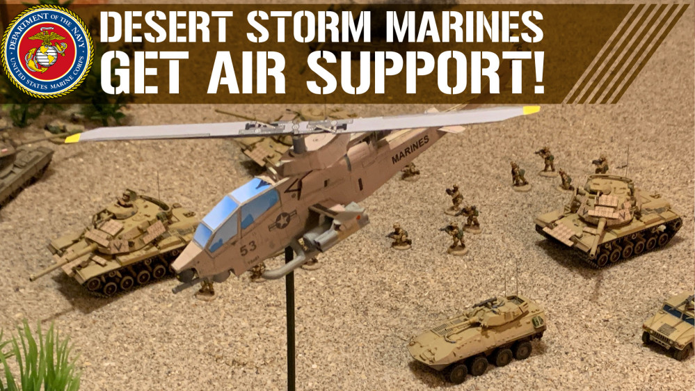 x2 AH-1 Cobra Plastic Battlefront Miniatures 