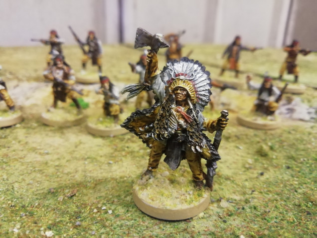 Indian/native American warband