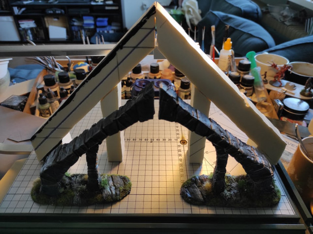 I'm currently working on an expansion for my Bleak Falls Barrow terrain set.