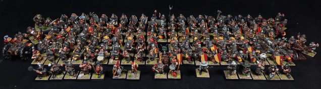 Last six done... Imperial Dwarf Army complete!