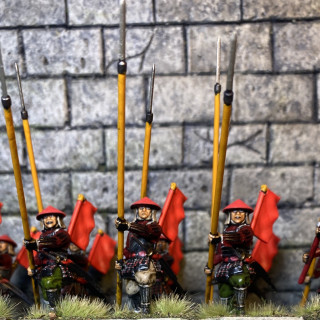 Ten more Ashigaru Yari painted.