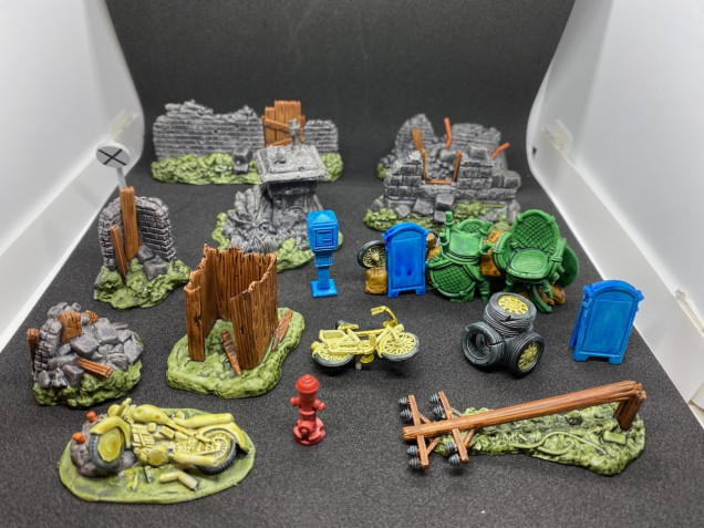 First batch of terrain crate models