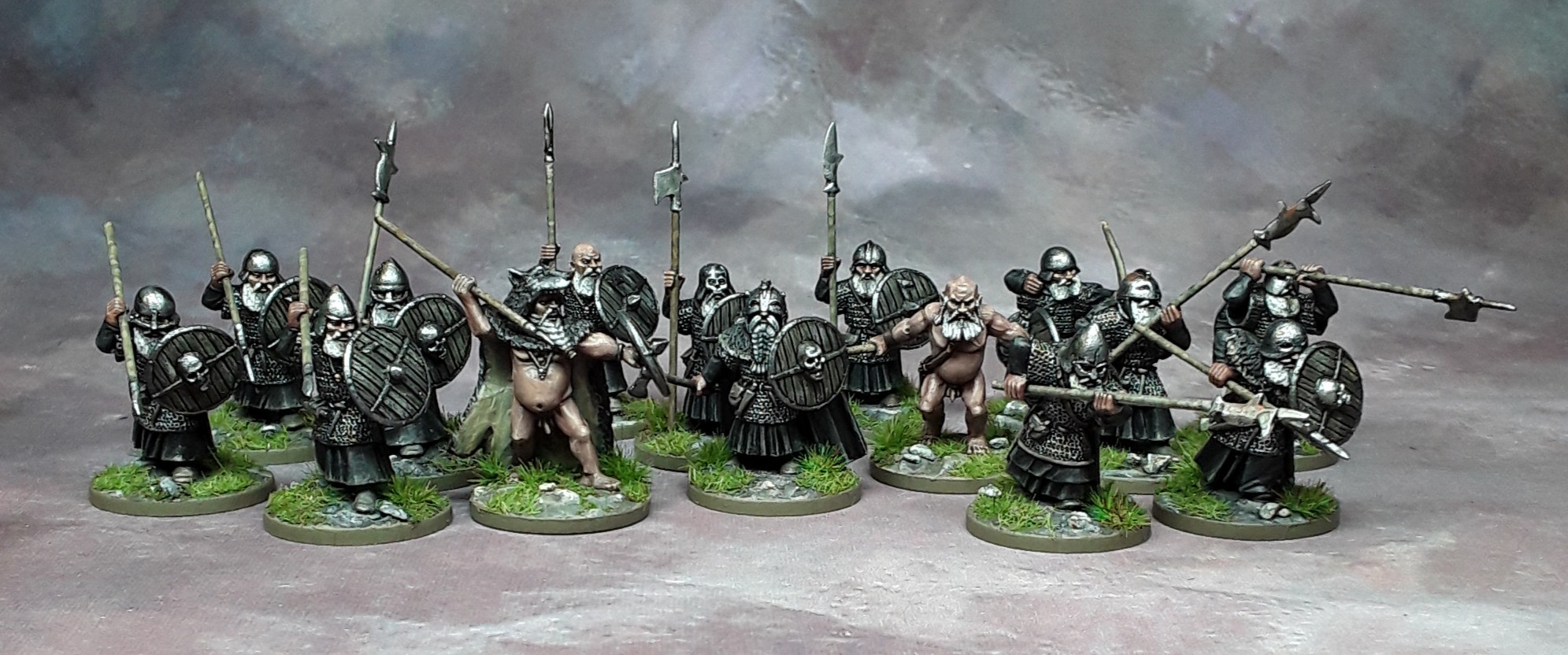 Wargame News and Terrain: Conqueror Models: Dark Age Dwarf Spearmen  Reviewed!