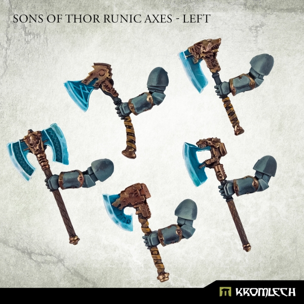 Sons Of Thor Runic Axes Left - Kromlech