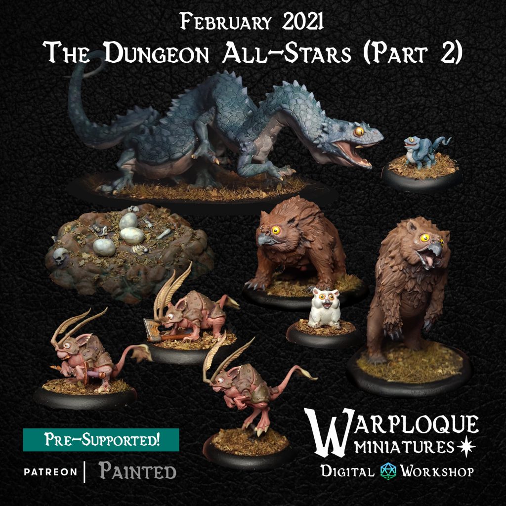 The Dungeon All Stars Part 2 - Warploque Miniatures