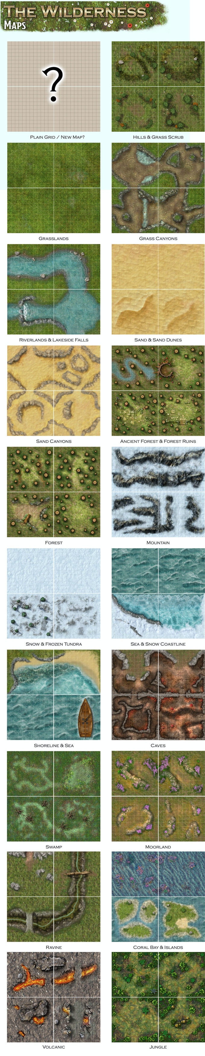 The Wilderness Examples - Loke BattleMats