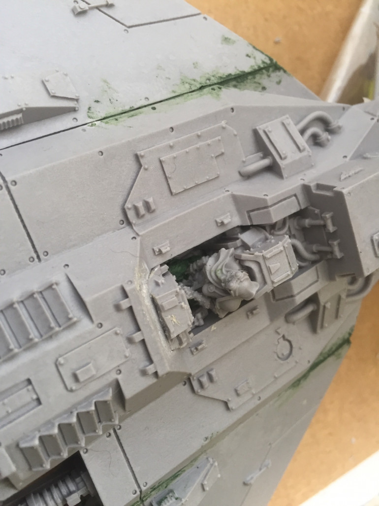 The ‘Hired Gun’ becomes the pilot and will be painted in situ. 