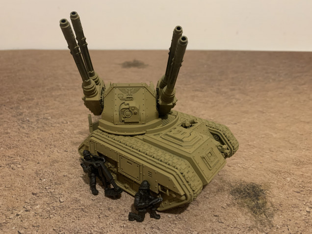 Next - Hydra Flak Tank, I’ll paint the crew for the next update.