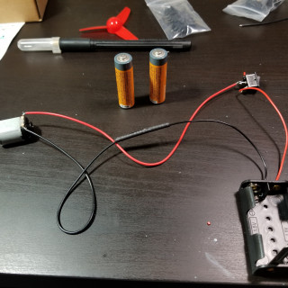 Building a practice batt-powered RC motor