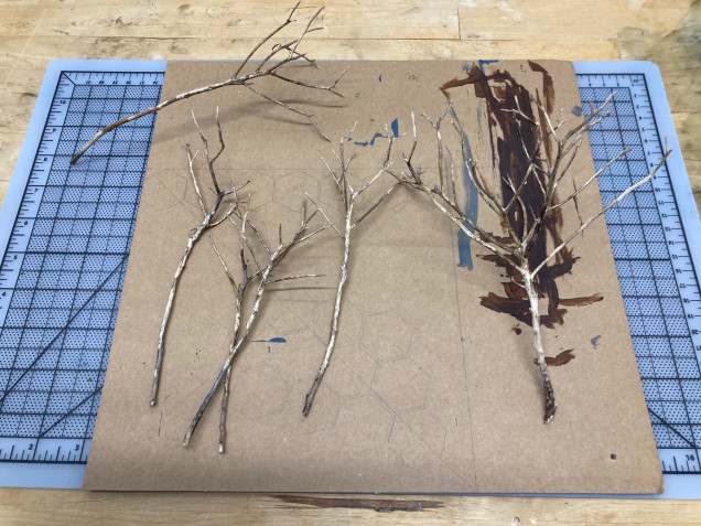 Basic Winter Birch Trees