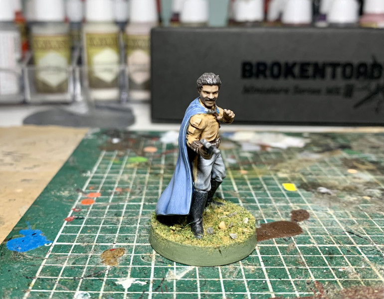 Quick Matt coat and a base tidy and the king of spacefaring bad boys is up and running!