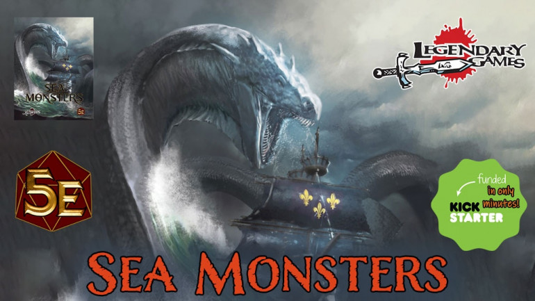 Sea Monsters: 60+ savage creatures of the deep for DnD 5E