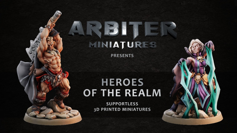 Arbiter Miniatures Kickstarter 3: Heroes of the realm