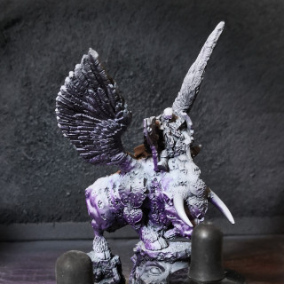 Warlord on Winged Bull, Preparation and Airbrushing