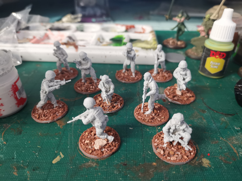 First batch ready for paint