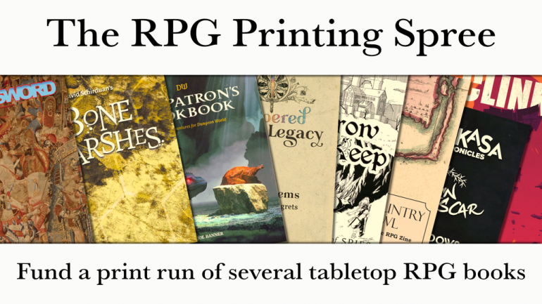 The RPG Printing Spree