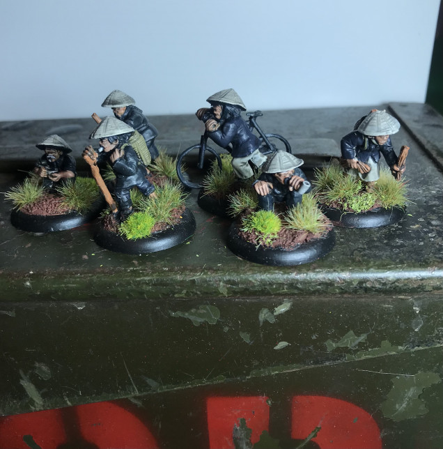 This is set 1 of full metal miniatures civilians, they are cool sculpts and will add some interest and bring village scenes to life on the tabletop.