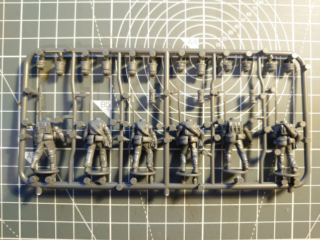 Simple detailed sprue with minimal components