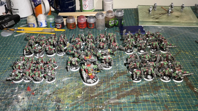 All the troops completed with one warboss