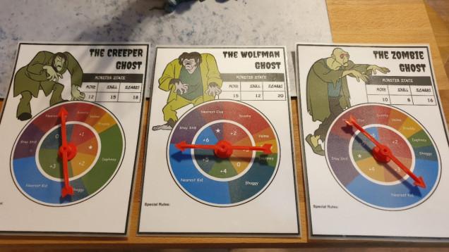 Monsters each have a 'control board' this board helps decide what actions a monster will take when it activates.