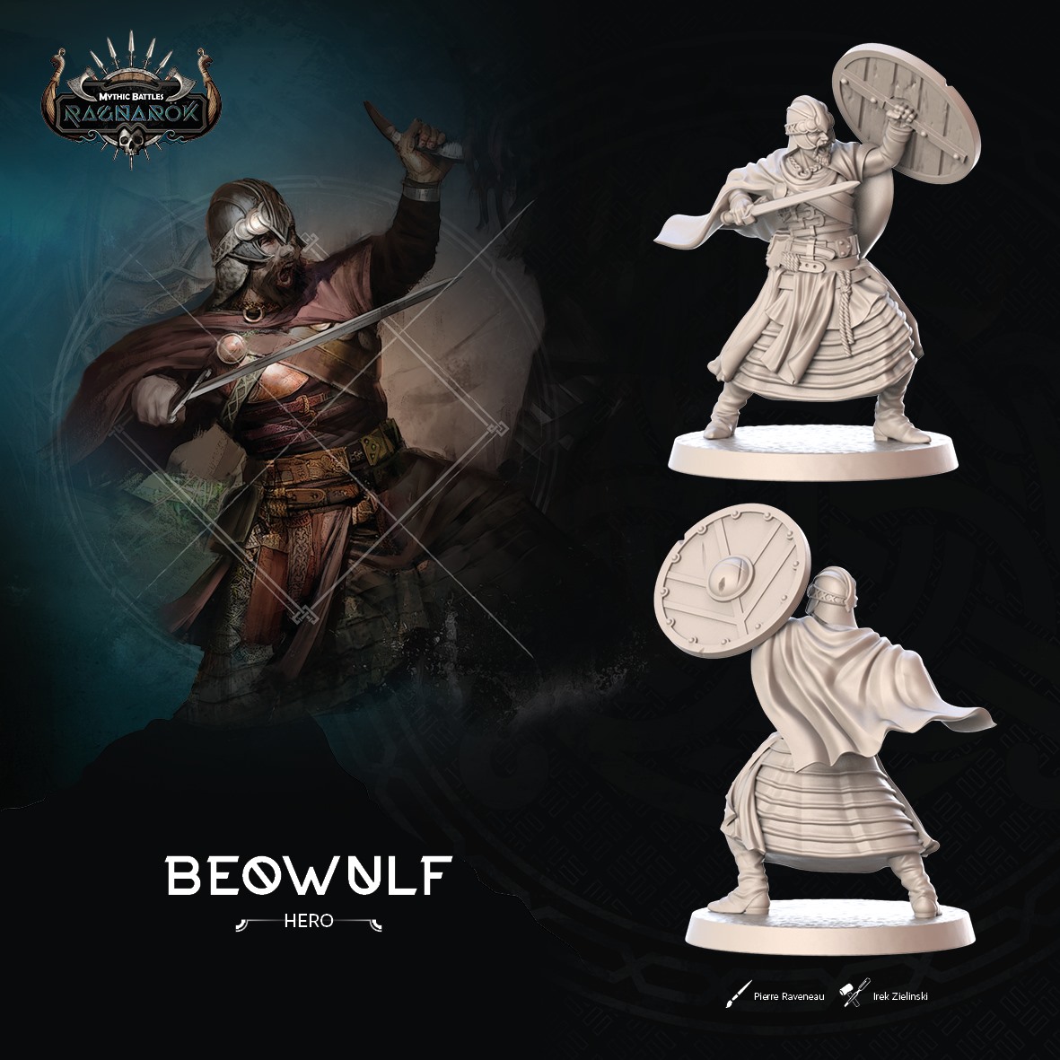 Beowulf Art & Render - Mythic Battles Ragnarok