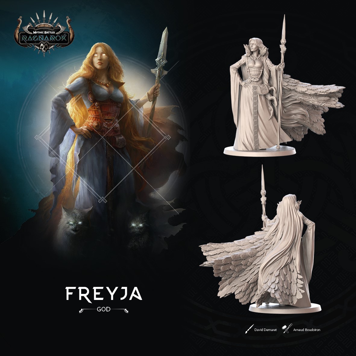 Freya Art & Render - Mythic Battles Ragnarok