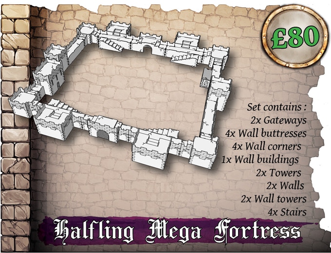 Halfling Mega Fortress - TTCombat