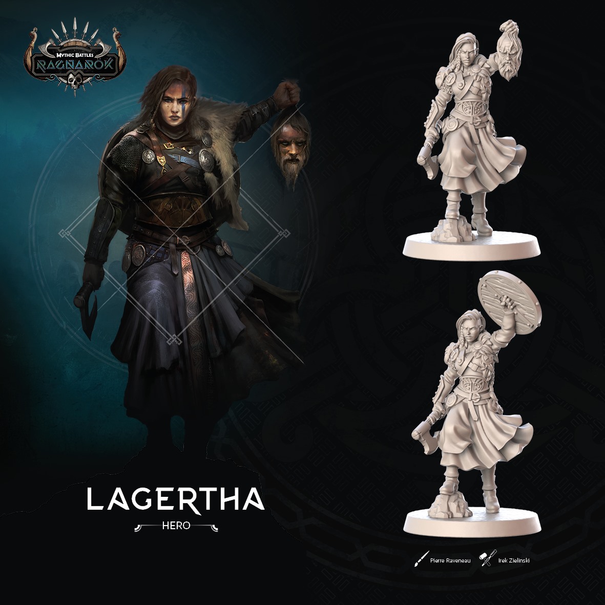 Lagertha Art & Render - Mythic Battles Ragnarok
