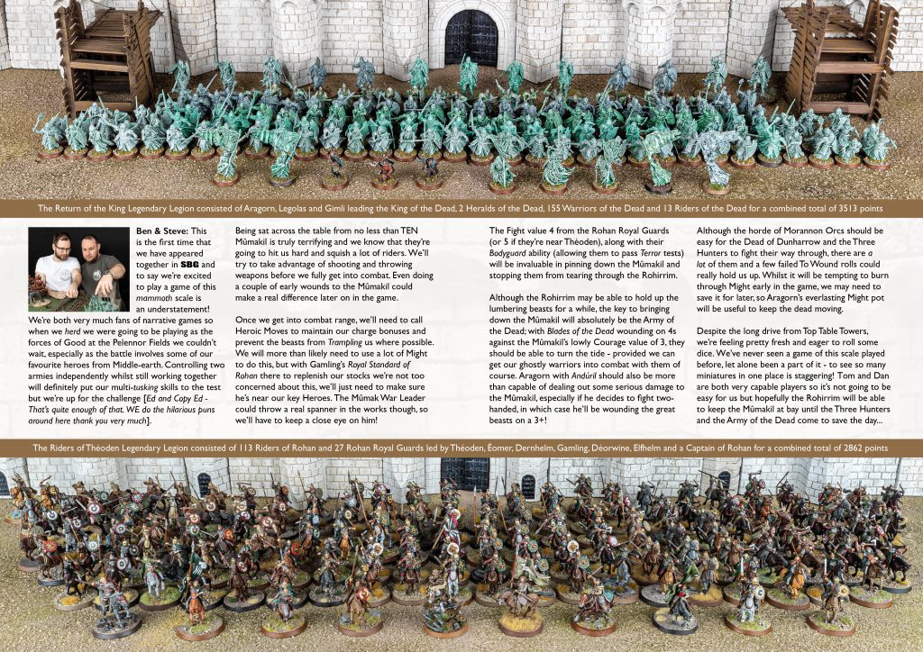 Check Out Stunning Battle Of Pelennor Fields In Sbg Issue 10