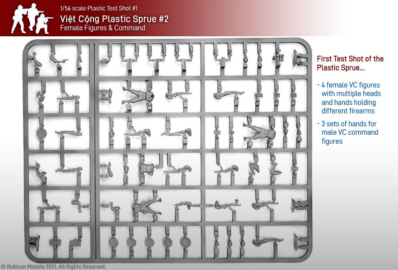 Viet Cong Plastic Sprue #2 - Rubicon Models