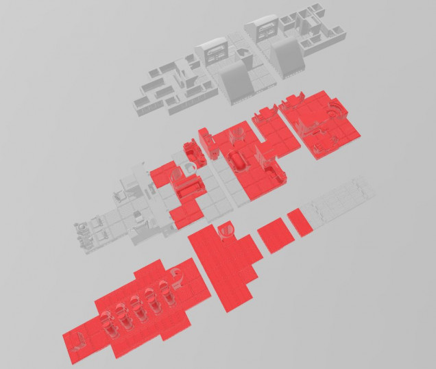 I'm missing parts coloured in red... that's more than I was prepared for. My estimate is that it will take around 70h of straight printing time to get to the end of the process, that doesn't cover time required for preparation and post-processing. I need a week of good (warm) weather. 