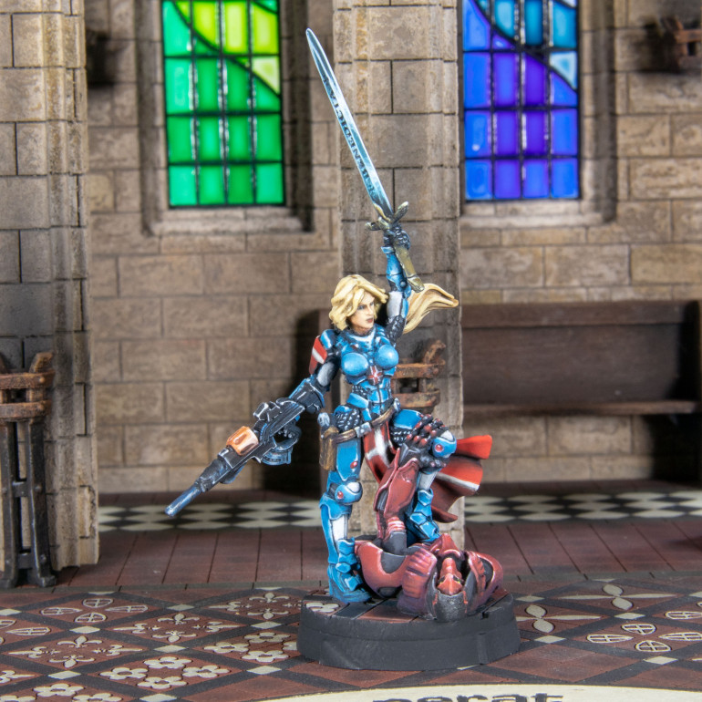 I took on the feedback about Joan’s left side armour boob. And corrected this. Then setup my lights in the usual way. NE and NW from the model’s point of view and put a light on the back to light up the glass and this was the horrible result. It looks 1. Photoshopped (it wasn’t), 2 like there was a overpowered flash used (there wasn’t) 3. Horrible due to the glare off the windows. 4. The shadows in the back were just plain odd. This was supposed to be a great moment. I was a little gutted. Though I am sure I have seen wedding pictures with this exact same issue so realistic?